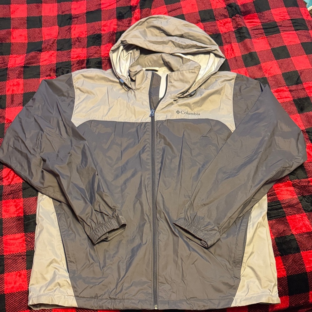 Columbia Two-Tone Hooded Lightweight Jacket